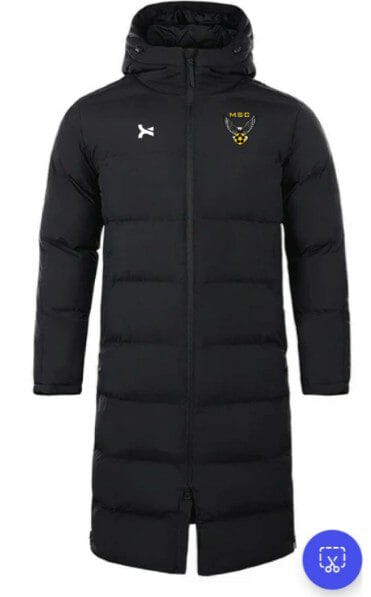 Black Puffer Jacket - Long